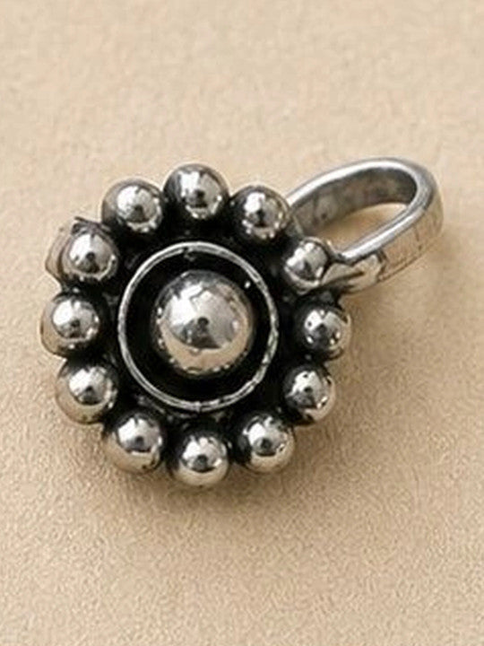 Navratri Special Oxidized Silver Statement Necklace & Jhumka Set