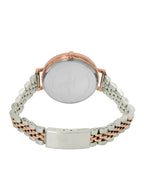 Elegant Rose Gold & Silver Grey Dial Analog Watch for Women