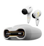 GOBOULT Astra Truly Wireless in Ear Earbuds with 48H Playtime, Built-in App Support, 45ms Low Latency Gaming, 4 Mics ENC, Breathing LEDs,13mm Bass Drivers, TWS Ear Buds (White Opal)