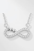Silver Infinity Heart Necklace |Gifts for Girlfriend, Gifts for Women & Girls| With Certificate of Authenticity and 925 Stamp | 6 Month Warranty