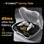 GOBOULT Astra Truly Wireless in Ear Earbuds with 48H Playtime, Built-in App Support, 45ms Low Latency Gaming, 4 Mics ENC, Breathing LEDs,13mm Bass Drivers, TWS Ear Buds (White Opal)