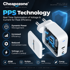 Cheapozone 65W Type-C PD GaN Fast Charger + Type-C to Type-C Cable
