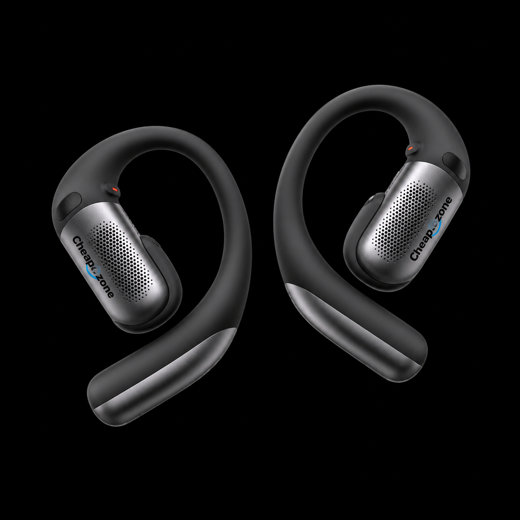Cheapozone Open-Ear Wireless Earbuds | OpenFit Pro Style | Premium Bluetooth Earbuds with Comfortable Ear-Hook Design