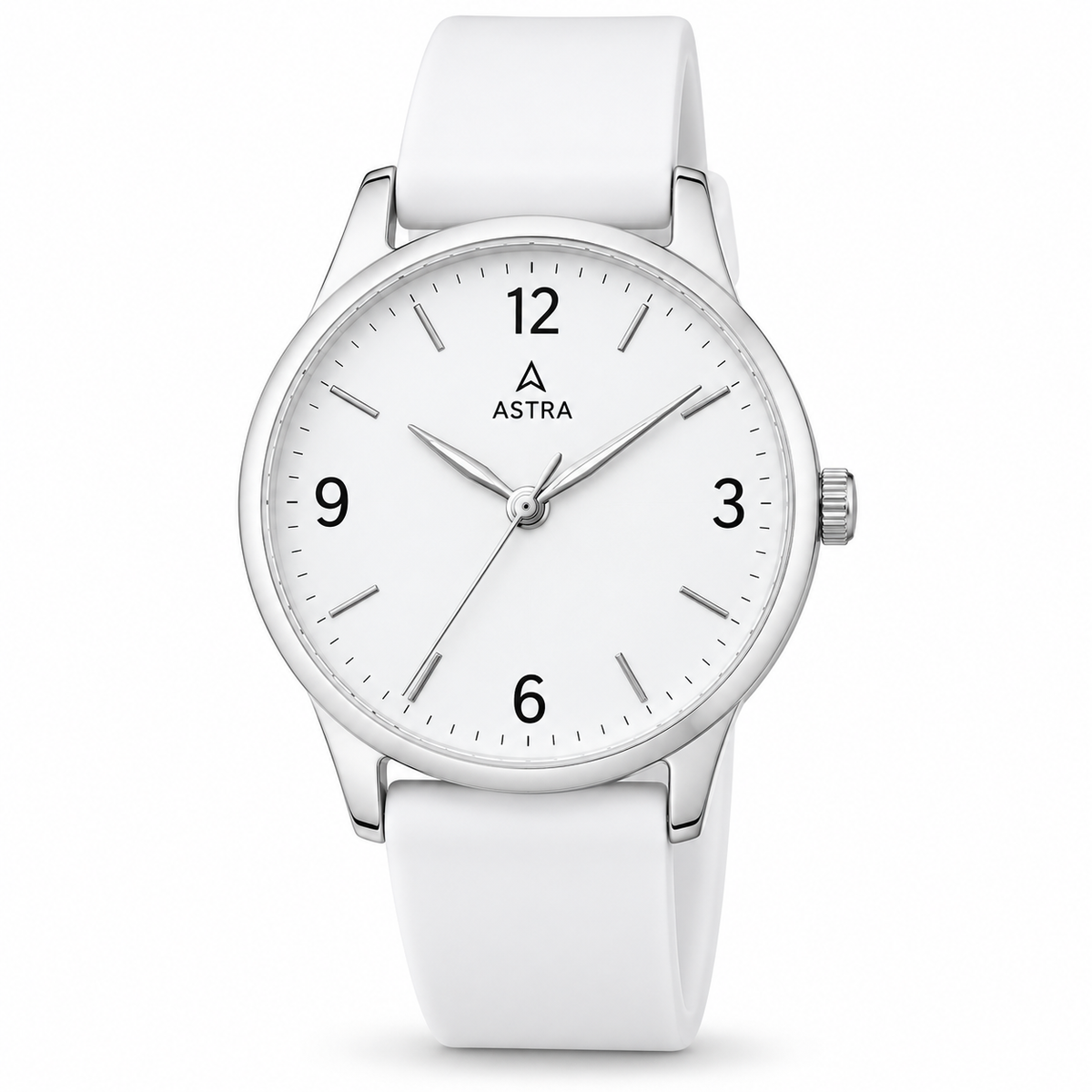 ASTRA Premium White Analog Watch for Men & Women – Stylish Minimalist Design