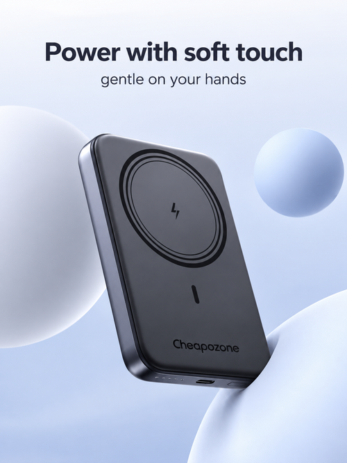 Cheapozone 10,000mAh Magnetic Power Bank – 20W PD| Your All-Day Charging Companion |